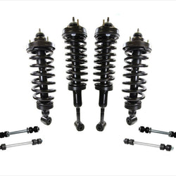 100% New Complete Coil Spring Struts For REAR WHEEL DRIVE 07-10 Sport Trac 8Pc