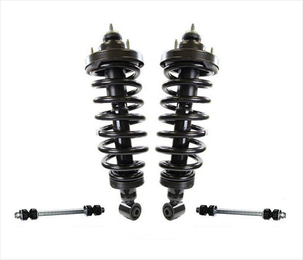 (2) 100% New Complete REAR Coil Spring Struts for 07-10 Ford Sport Trac 4Pc NEW