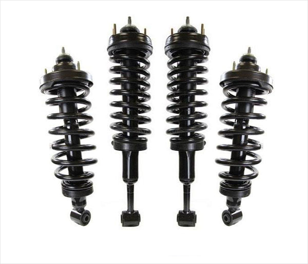 F & R Complete Coil Spring Struts for 4 Wheel Drive 07-10 Ford Sport Trac 4Pc