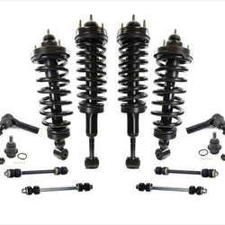 F & R Complete Coil Spring Struts for 4 Wheel Drive 07-10 Ford Sport Trac 12Pc