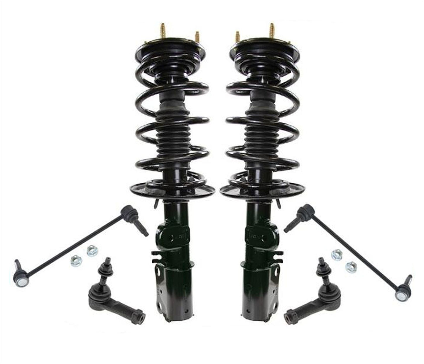 Front Coil Spring Struts For Front Wheel Drive 6 Speed Auto 2.0L Taurus 13-17