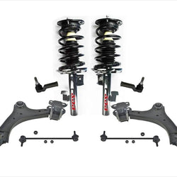 New Frt Non Electronic Complete Coil Spring Struts For 07-13 S80 3.2L Sedan 8pc