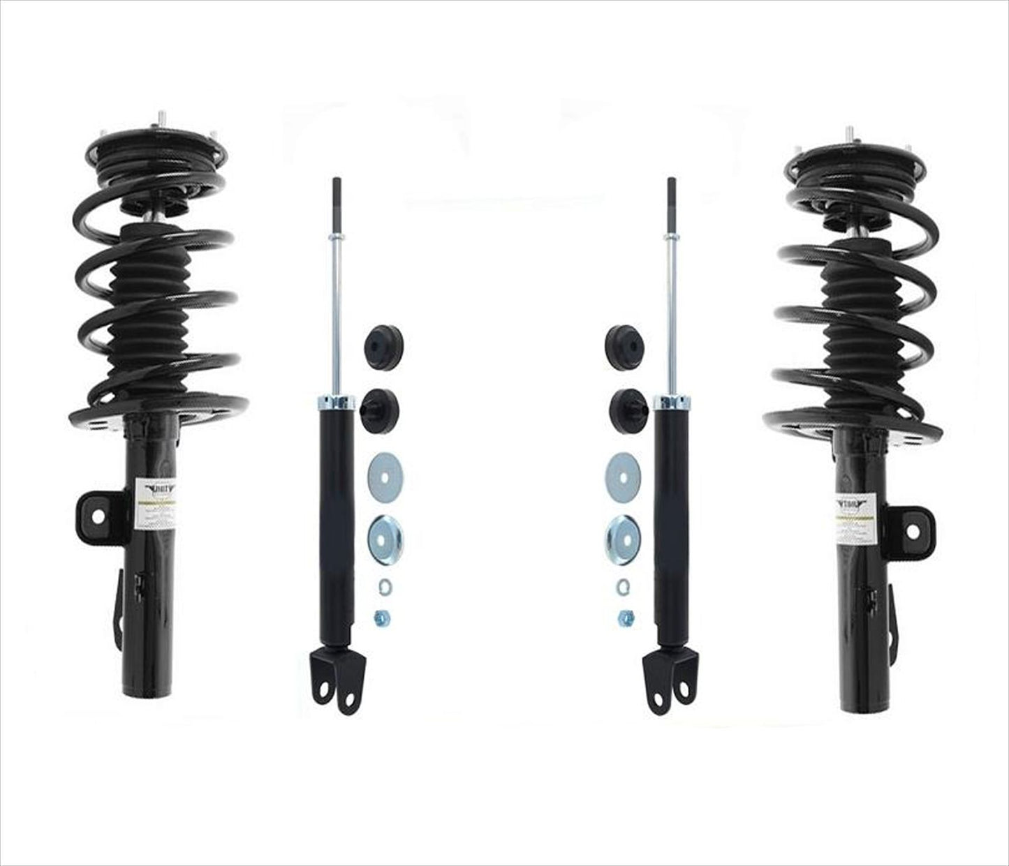 Front Complete Struts & Rear Shocks For Ford Flex 10-12 Non Turbo Models