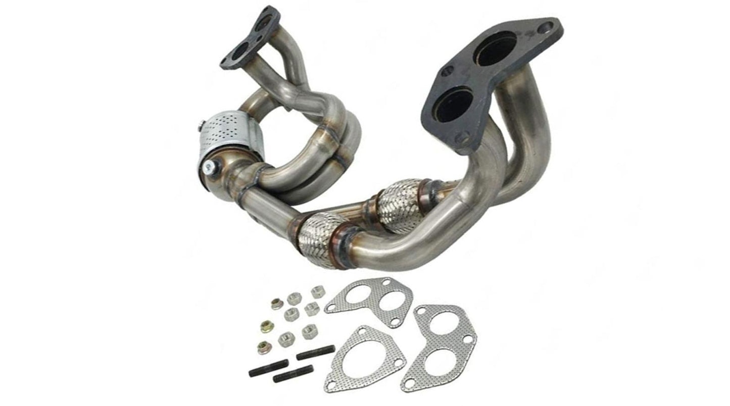 For 06-10 Forester 06-11 Impreza 2.5L Non Turbo Catalytic Converter Flex Y Pipes