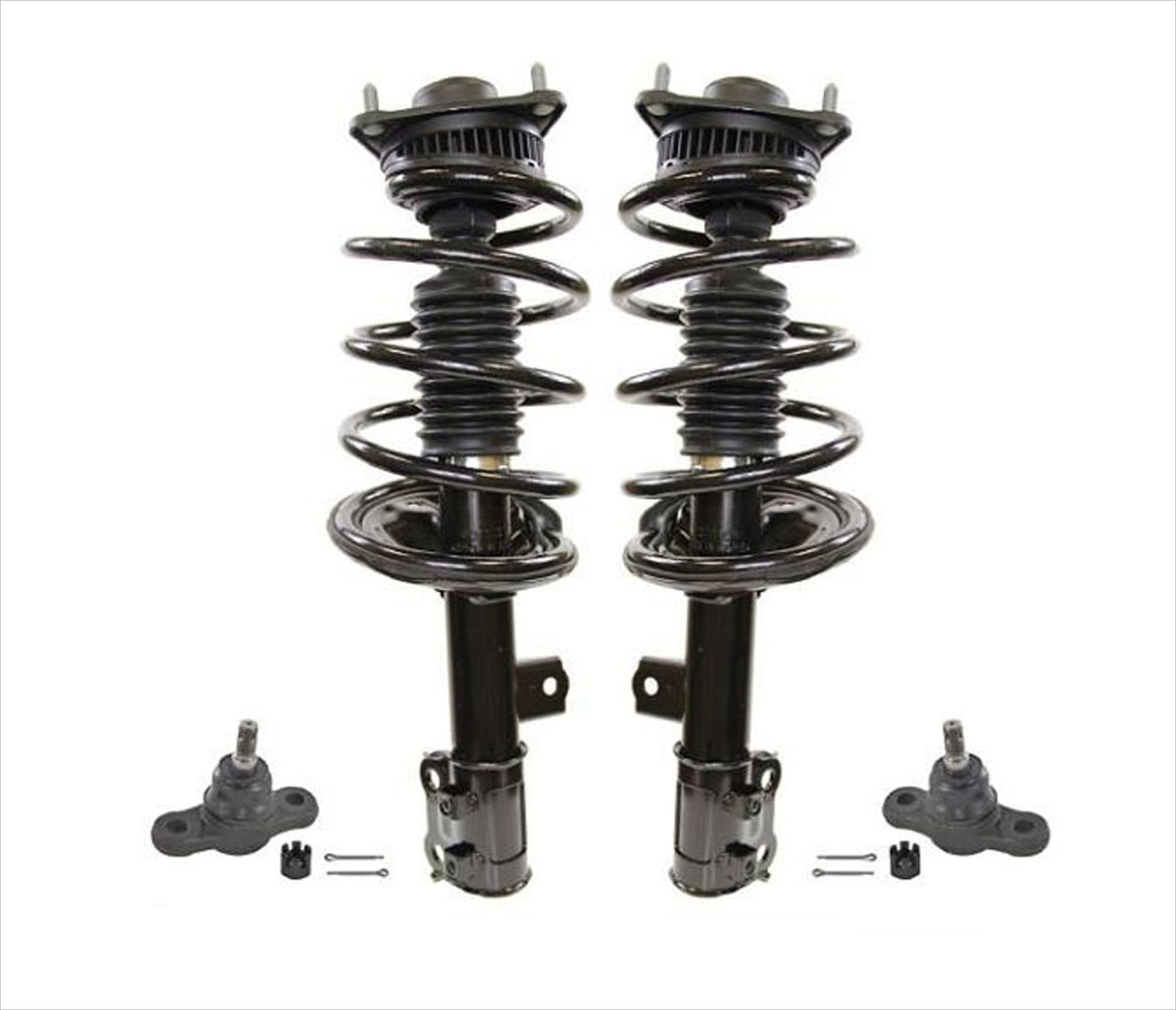 Front Complete Struts Assembly & Ball Joints For 10-13 Kia Forte & Forte Koup