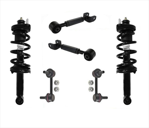 Rear Struts Upper Arms & Sway Bar Links For Honda CR-V 12-14 Front Wheel Drive