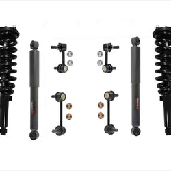 Front Complete Struts Rear Shocks & Sway Bar Links For Kia Sorento 04-06