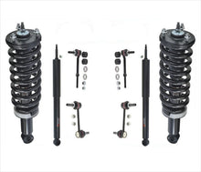 Front Complete Struts Rear Shocks & (4) Links For Toyota Sequoia 2003-2007