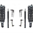 Front Complete Struts Rear Shocks & (4) Links For Toyota Sequoia 2003-2007