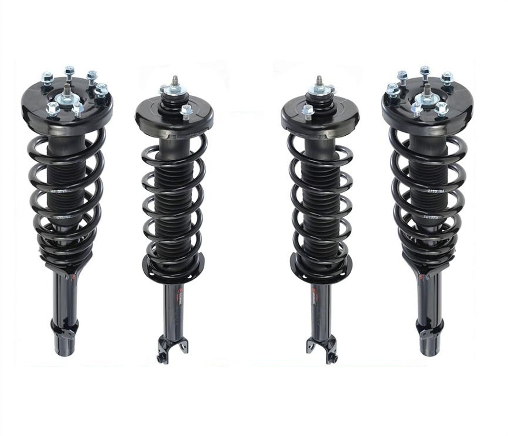 Front & Rear Complete Strut Assembly For Honda Accord 2.4L Coupe & Sedan