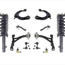 Front Struts Lower & Upper Arms Ball Joints 12 Pcs Kit For TL SH-AWD 09-14