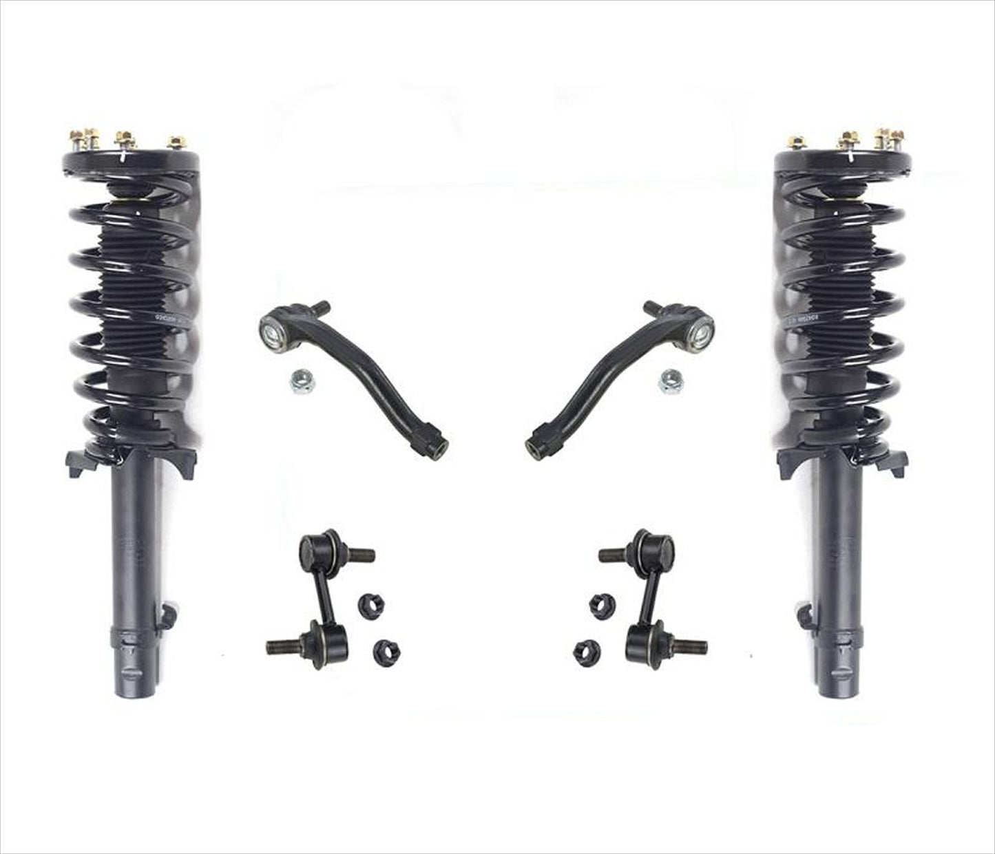 Front L & R Complete Struts Tie Rods & Links For TL 09-14 All Wheel Drive