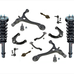 Front Struts Upper & Lower Control Arms BJ Tie Rods & Links For Acura TL 04-06