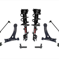 Para 09-13 Matrix de tracción delantera 1.8 Base Ft Resortes de resorte Struts Ball Jonts 10