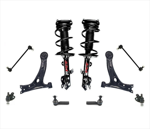 Para 09-13 Matrix de tracción delantera 1.8 Base Ft Resortes de resorte Struts Ball Jonts 10