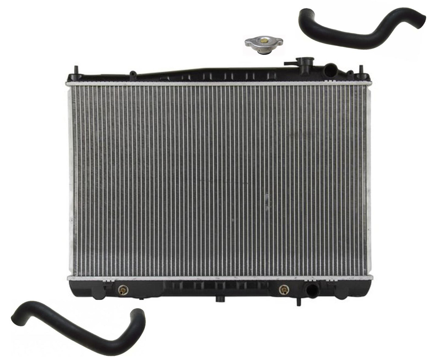 Nuevo radiador W mangueras y tapa para Nissan Frontier 2.4L 1998-2004 21460-4S100