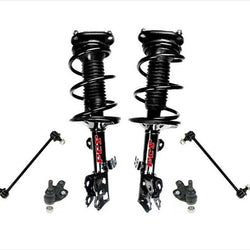 For 09-13 Front Wheel Drive Matrix 1.8 Base F Coil Spring Struts Ball Joints 6p