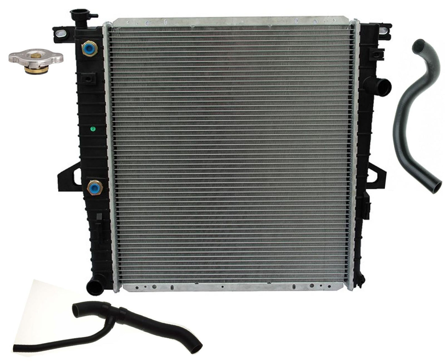 Nuevo radiador de ajuste directo con mangueras y tapa para Ford Ranger 02-04 3.0L solo 1L5Z8005JA