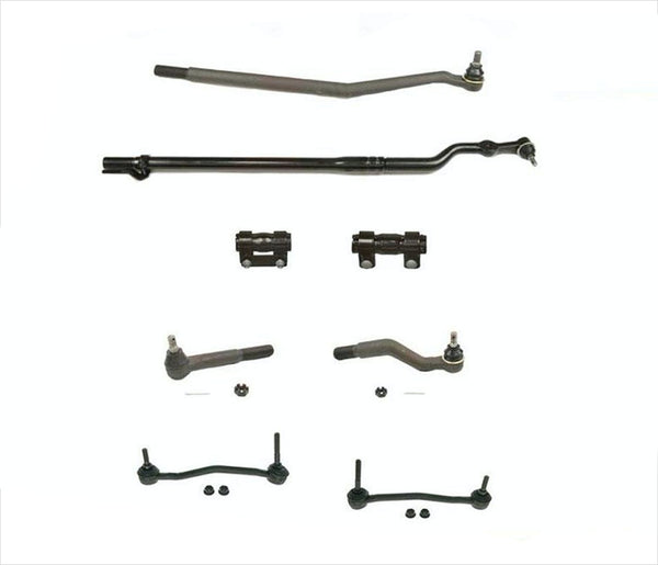 For 4 Wheel Drive Ford F250 4x4 Super Drag Link Tie Rod Sleeve Stabilizer 8Pc