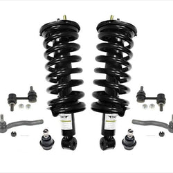 Front Complete Struts Ball Joints Tie Rods Links For Armada 05-15 4 WHEEL DRIVE
