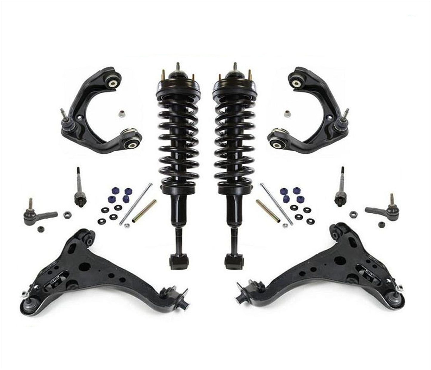 For 4 Wheel Drive 07-10 Sport Trac 4 Control Arms Coil Spring Struts 12pc Kit