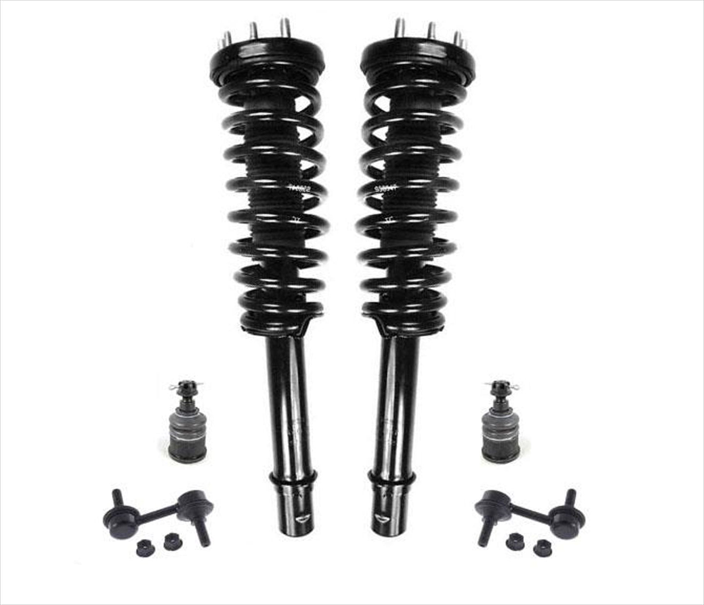 Complete Strut & Coil Spring Assembly's Ball Joints For Acura TSX 6Pc 04-08