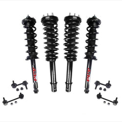 Complete Strut & Coil Spring Assemblys Sway Bar Links for Acura TSX 8Pc 04-08