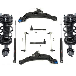 Front Complete Struts & Shocks Control Arms Tie Rods & Links For Sienna 07-10