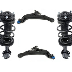 Front Struts Assembly & Lower Control Arms W Ball Joints For Toyota Sienna 07-10