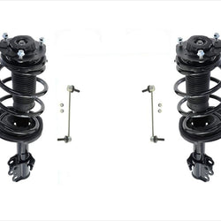 Front Complete Struts & Front Sway Bar Links For Toyota Sienna 2007-2010
