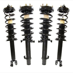 4 Complete Coil Spring Struts for Acura TSX 09-14 Sedan Automatic Transmission