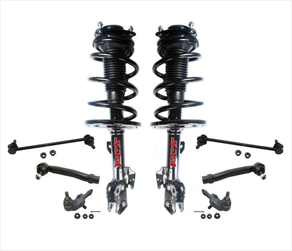 8pc Suspension & Chassis Kit Front Wheel Drive for Toyota Sienna XLE 3.5 11-14