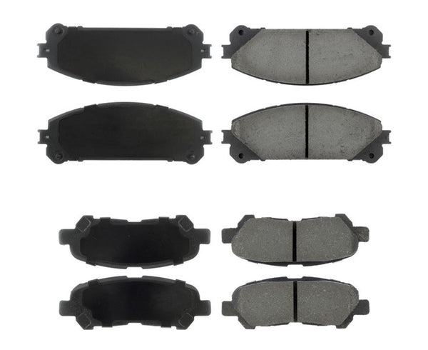 Fits 2008-2013 Toyota Highlander Front & Rear Ceramic Brake Pads