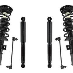 Front Complete Coil Spring Struts for 10-15 GMC Terrain With 17