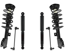 Coil Spring Struts for 12-15 Front Wheel Drive Captiva Sport 17 & 18" Rims 6pc