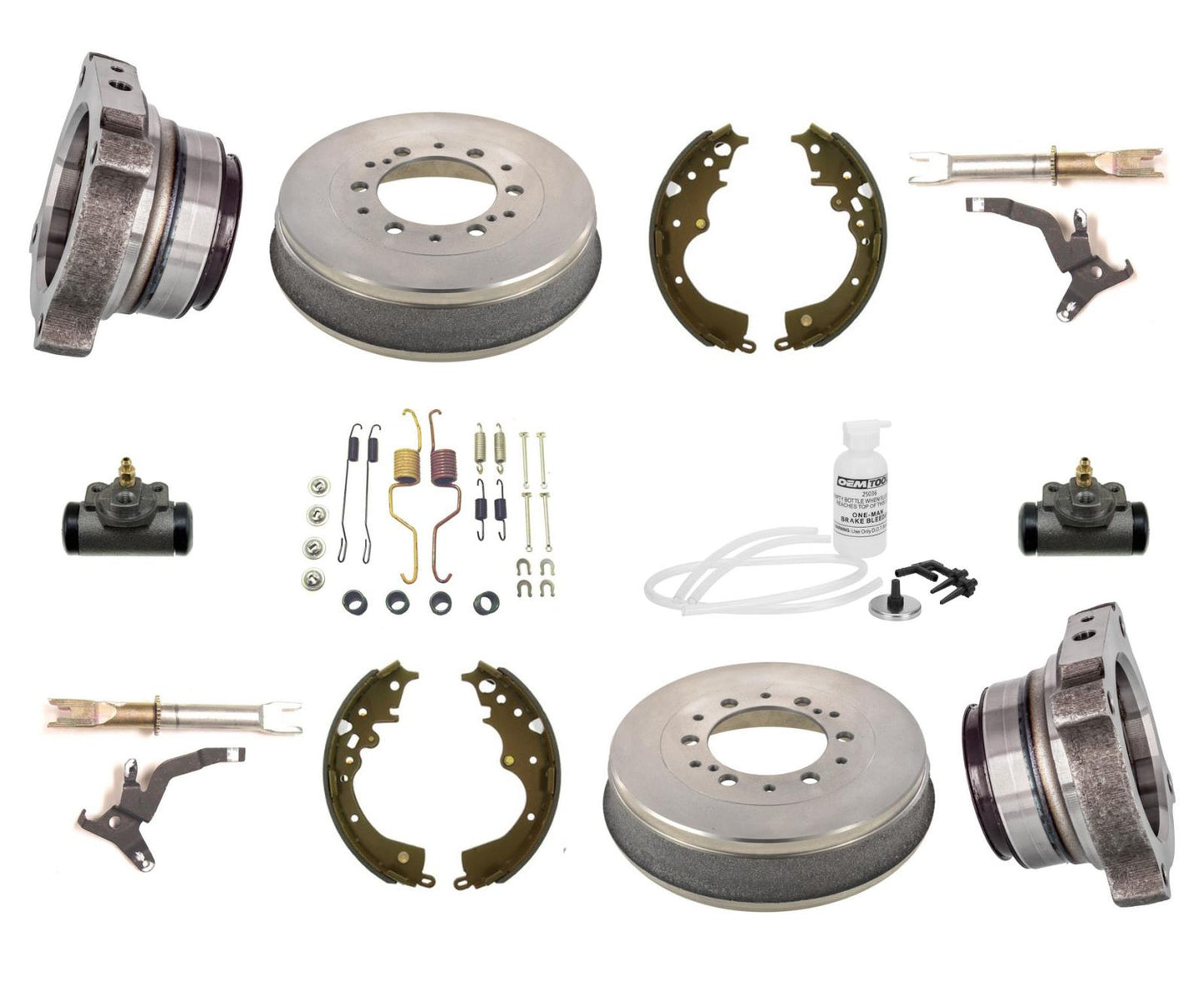 Rodamiento de eje trasero de 6 tambores para Toyota Tacoma 4x4 2005-2019 con tracción en las 4 ruedas