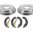 Rear Brake Drums and Brake Shoes for Hyundai Accent SE 3PC Kit 2013-2019