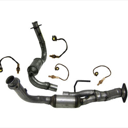 Convertidor catalítico de tubo delantero en Y y sensores de O2 para Grand Cherokee 3.7L 05-06