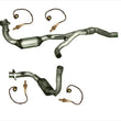 Engine Y Pipe With Dual Catalytic Converters O2 Sensors for 08-13 Liberty 3.7L