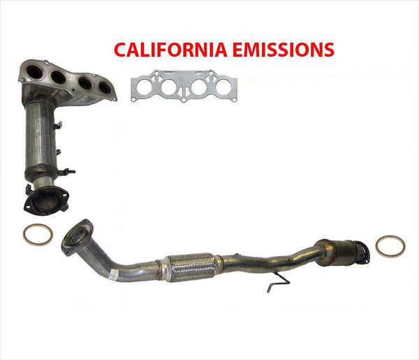 Front & Rear Converters For Toyota Camry 03-05 2.4L W/ California Emissions