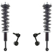 Puntales de resorte de bobina delantera para Toyota Sequoia tracción en las 4 ruedas no electrónica 08-15 4 piezas