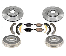 For 2012-18 Focus S SE Front Disc Brake Rotors & Rear Drums Kit 6pc ( No Turbo )