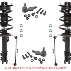 Puntales Dv de rueda delantera para Hyundai Sonata sin suspensión deportiva después del 23/07/2010 6p