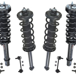 For 2004-2008 Acura TL 3.2L Eng. Only Front & Rear Comp Coil Spring Struts 8pc