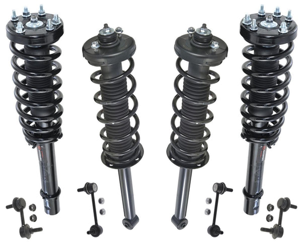 For 2004-2008 Acura TL 3.2L Eng. Only Front & Rear Comp Coil Spring Struts 8pc