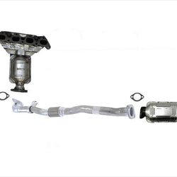 Convertidor catalítico delantero y trasero y tubo delantero para Kia Sportage 05-08 2.0L