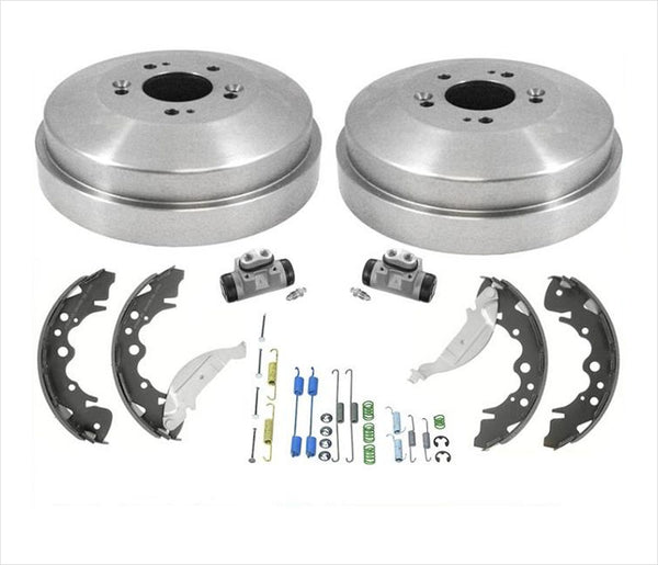 Tambores traseros Zapatas de freno Resortes Cilindros de rueda para Kia Sedona 2002 Kit de 6 piezas