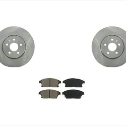 Fits For 2013-2019 Buick Encore 1.4L Front Disc Brake Rotors & Ceramic Pads