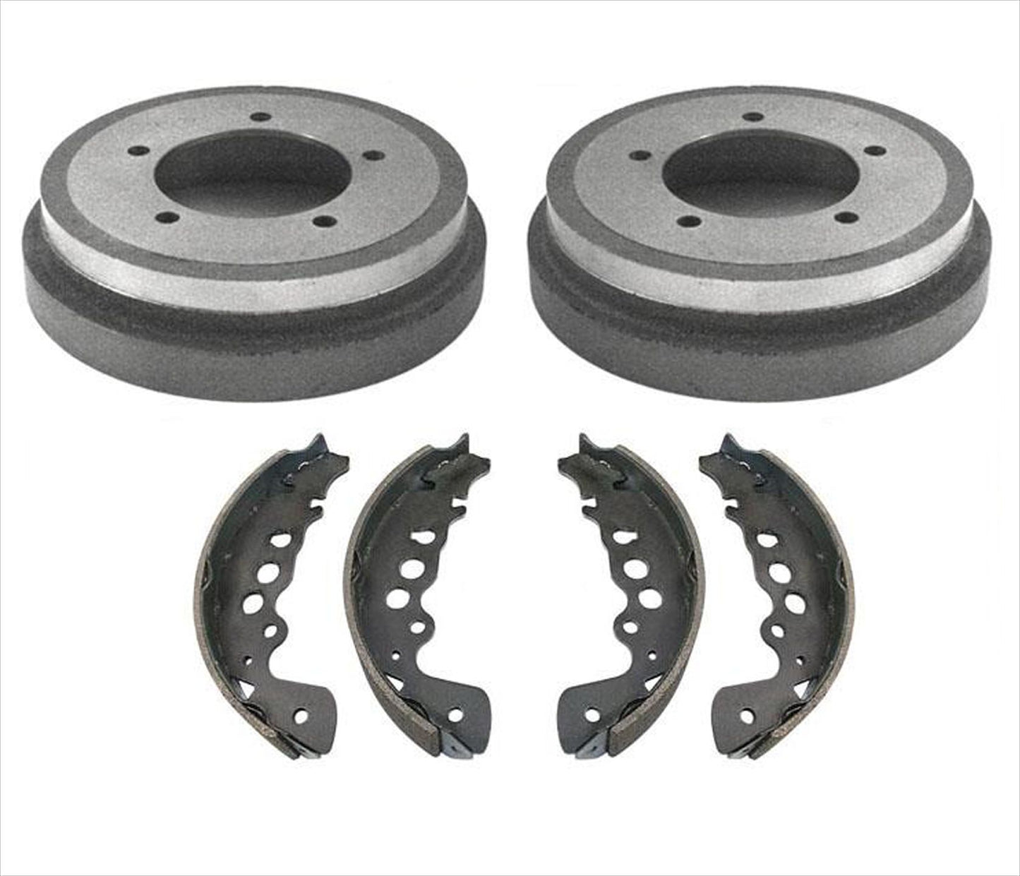 Rear Brake Drum Drums Shoes Pair Set For 2000 2001 2002 2004 Chevrolet Tracker