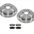 Fits For Lexus 10-15 RX350 10-15 RX450H Rear Brake Rotors & Ceramic Pads 3Pc